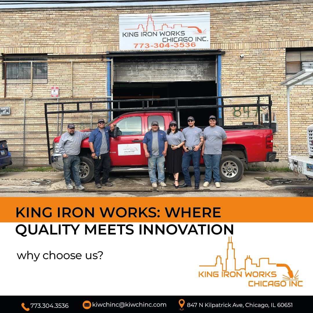 King Iron Works Chicago Inc We are experts in manufacturing and installing structures, Ibeams