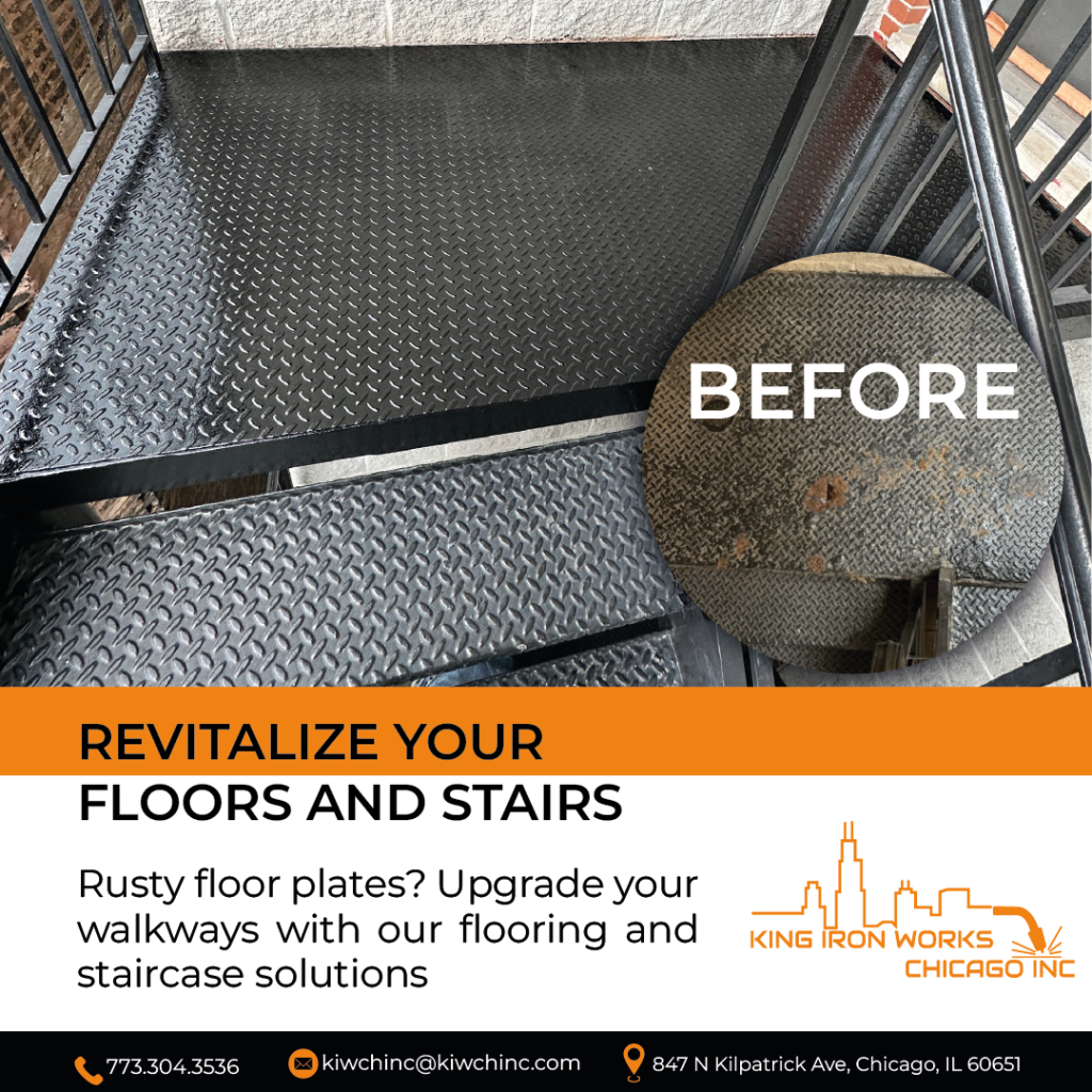 King Iron Works Chicago Inc We are experts in manufacturing and installing structures, Ibeams